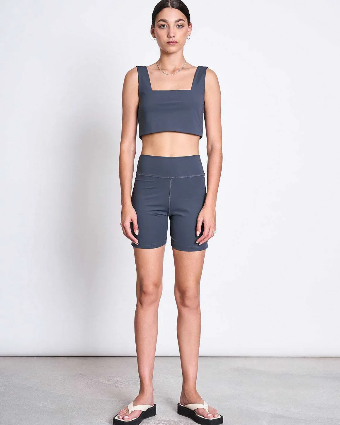 Active Biker Shorts Crail Solid Grey