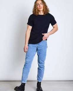 Brushed T-Shirt Boy Black For Men