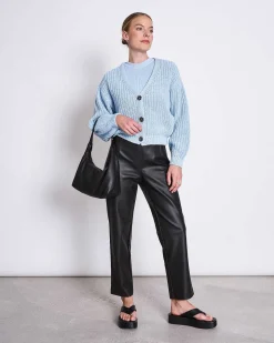 Chunky Cardigan Lena Sky Blue Gots