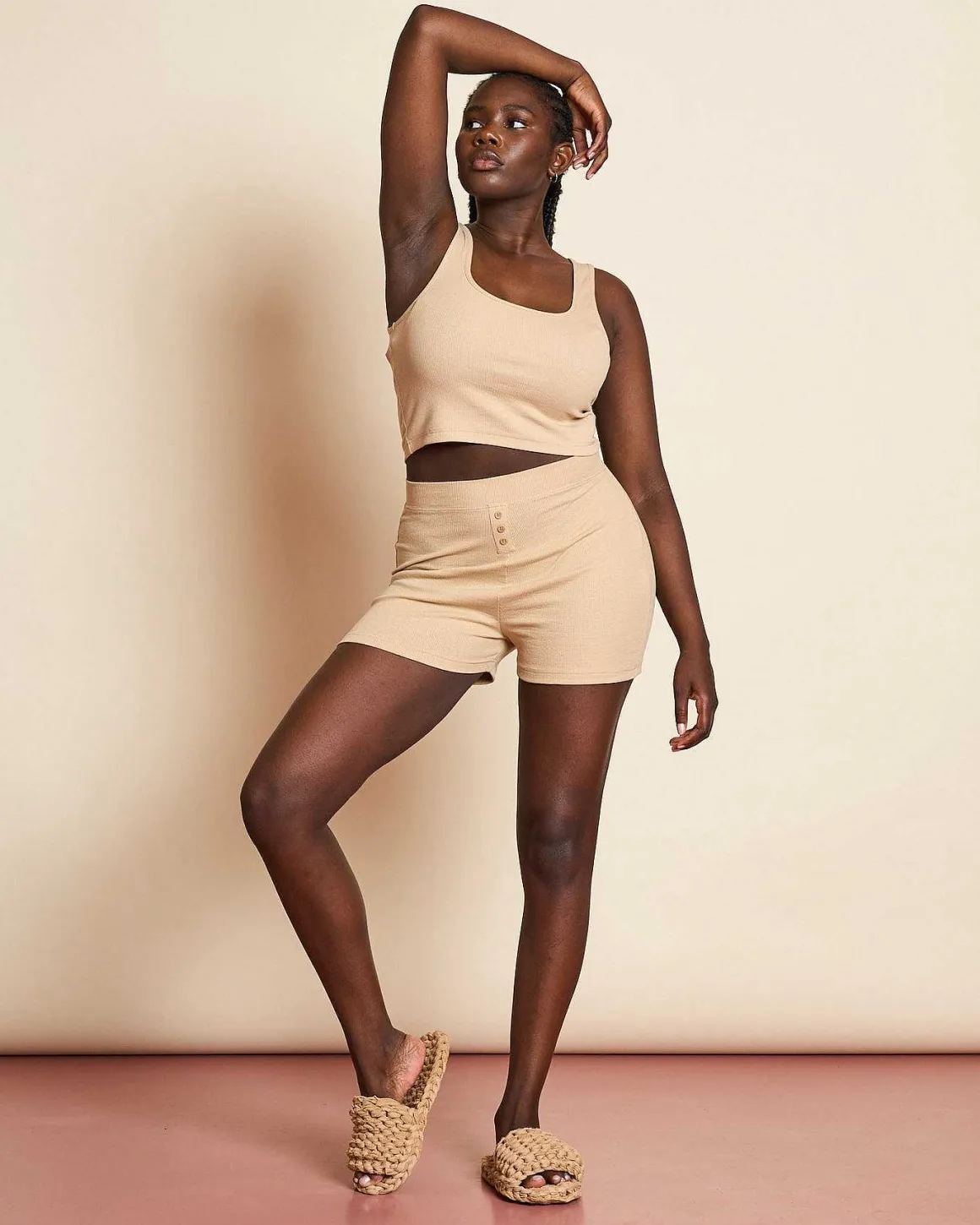 Crop Top Krafla Stone