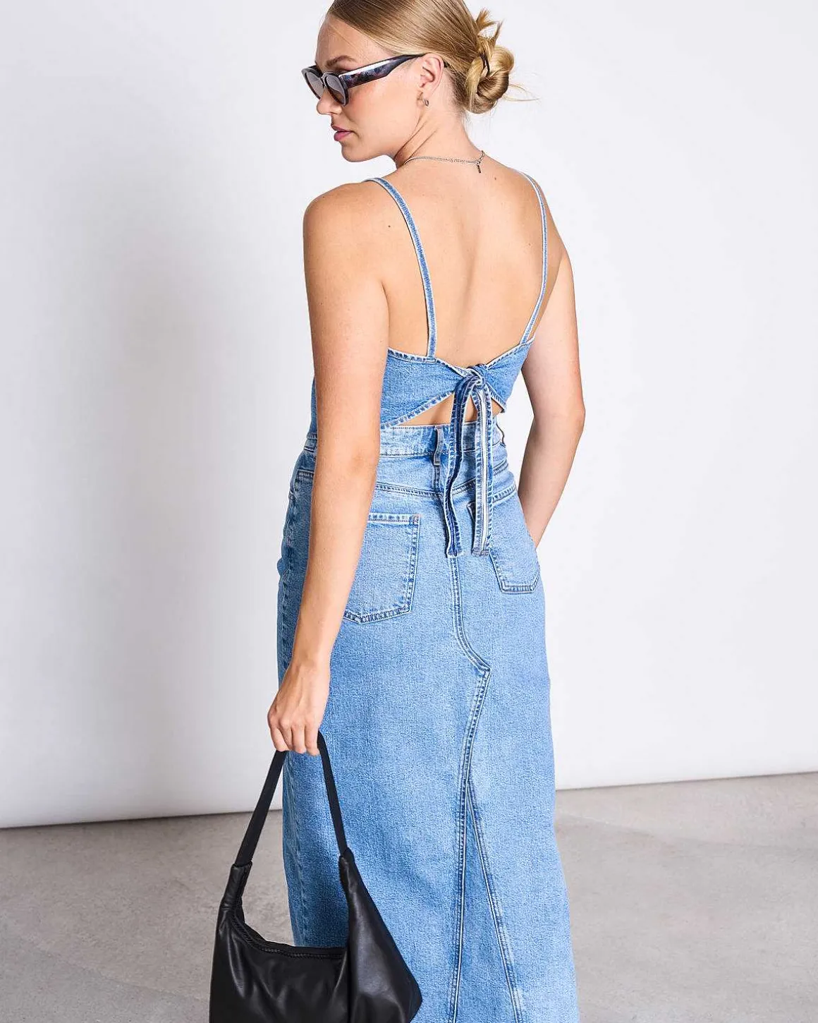 Denim Skirt Luce Light Blue