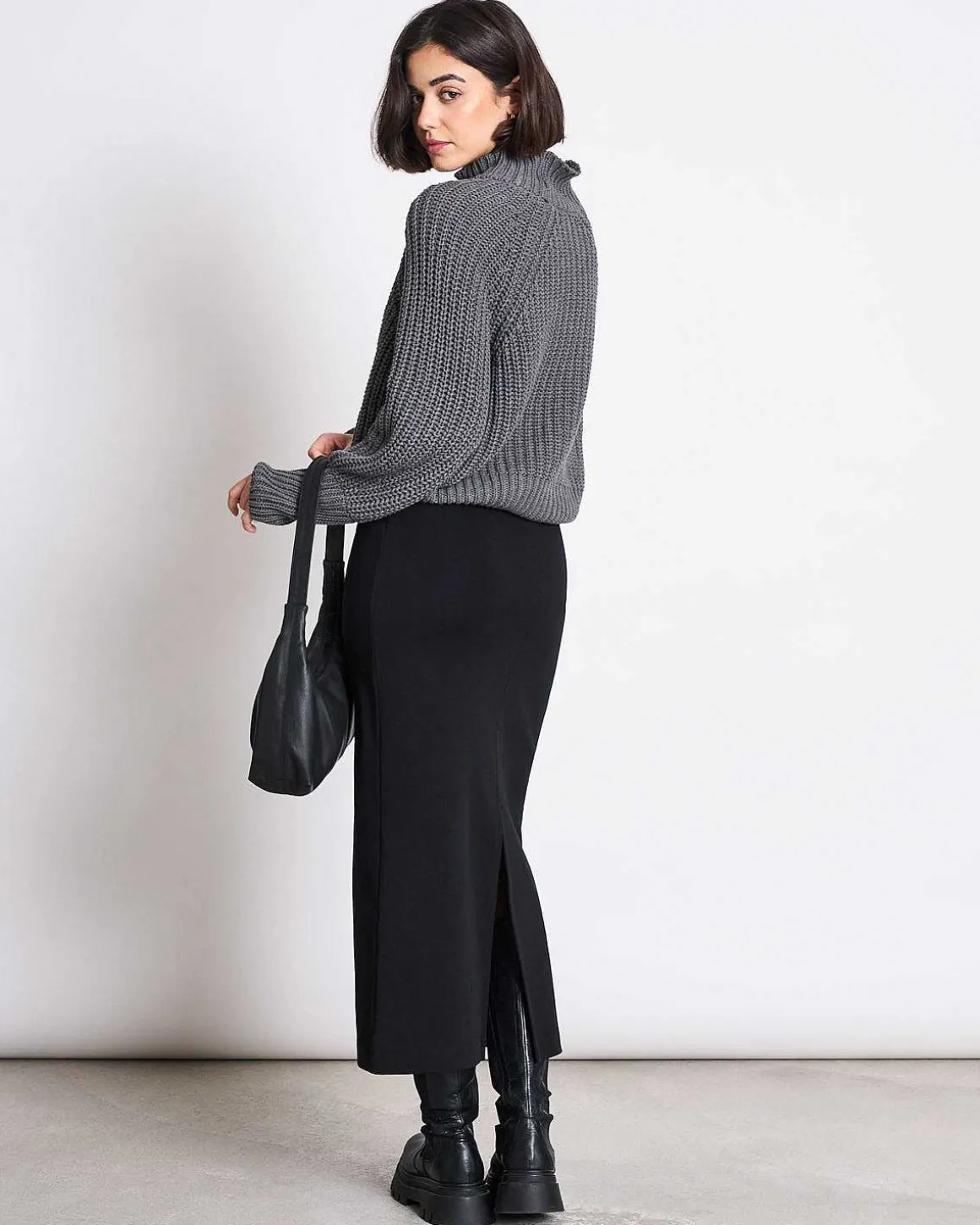 Jumper Ola Dark Grey Gots