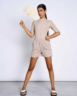 Knit Shorts Jola Almond Gots