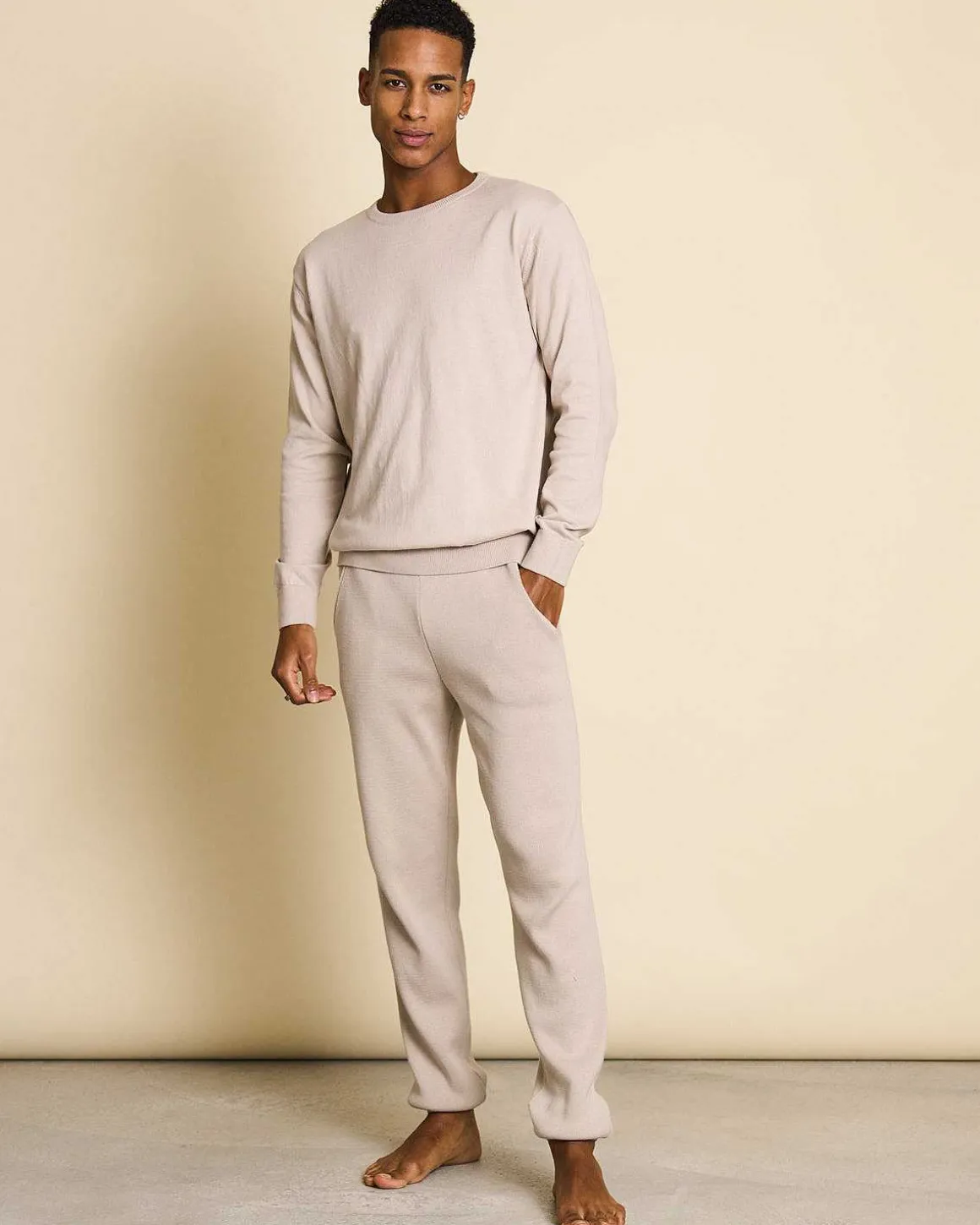 Knit Sweater Cali Ivory For Men