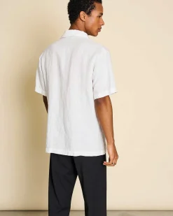Linen Shirt Gent White For Men