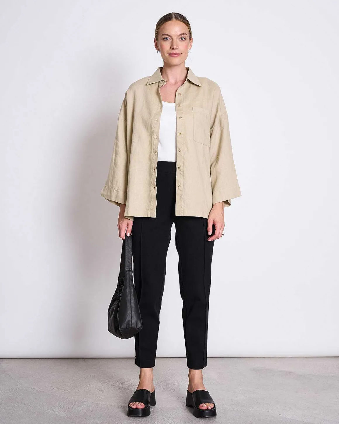 Linen Shirt Mons Sand