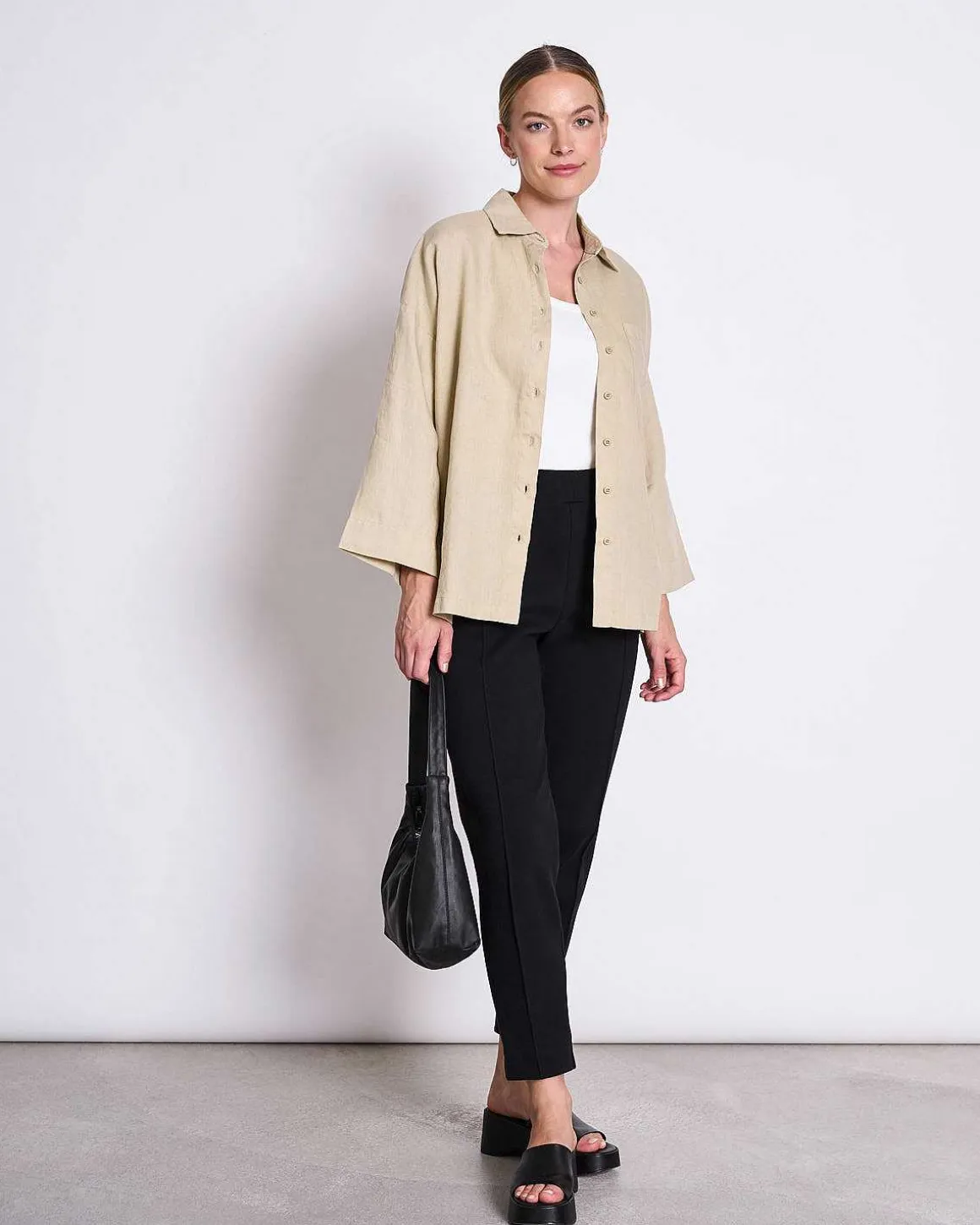 Linen Shirt Mons Sand