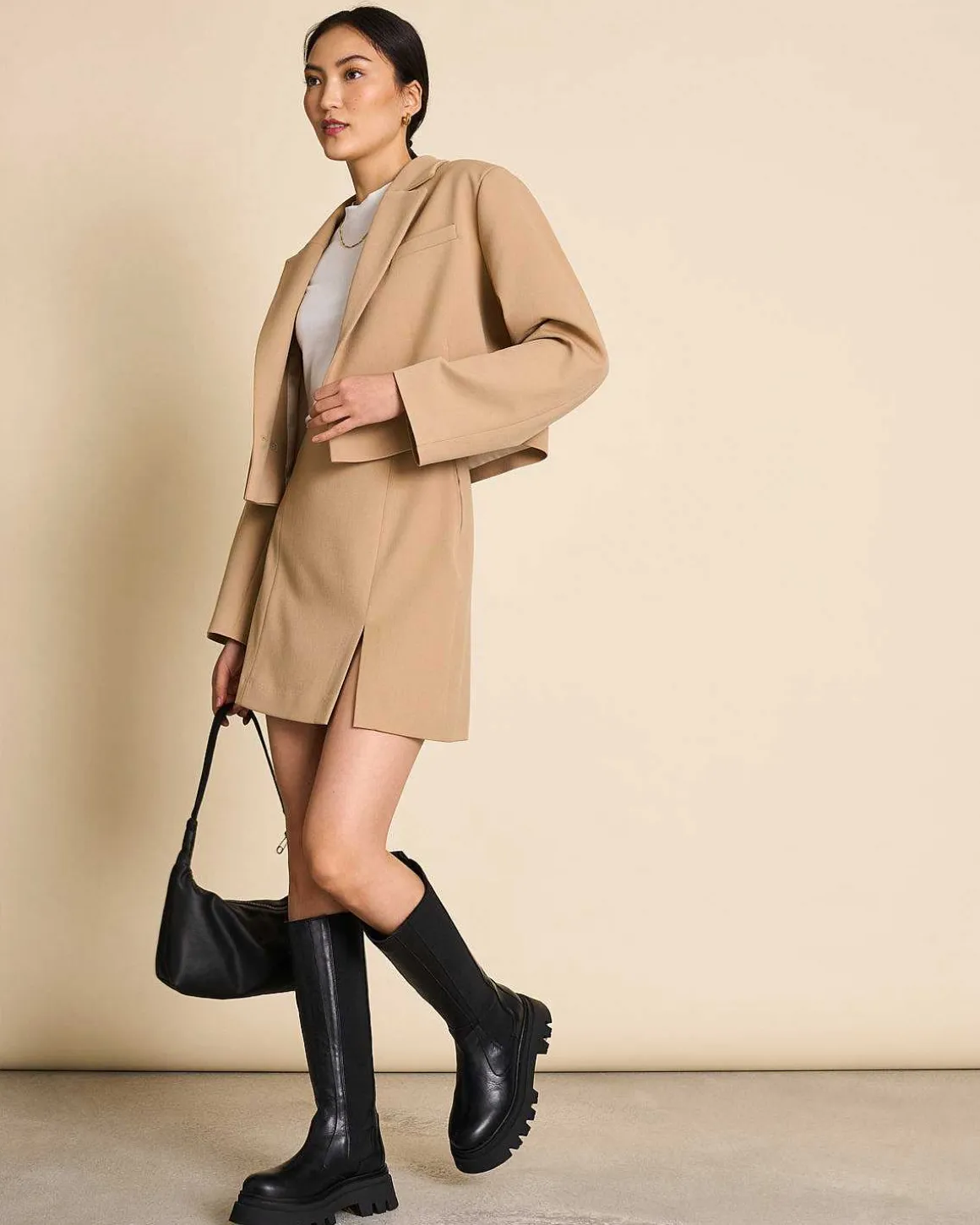 Mini Skirt Ainoha Camel