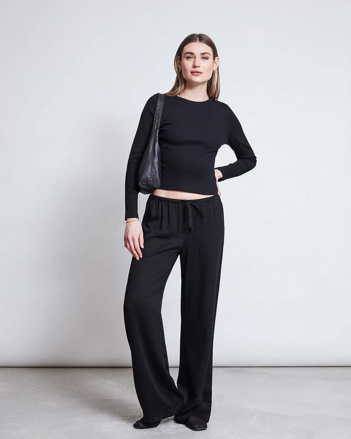 Rib Longsleeve Muri Black Gots