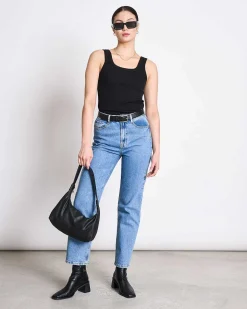 Rib Top Talli Black Gots
