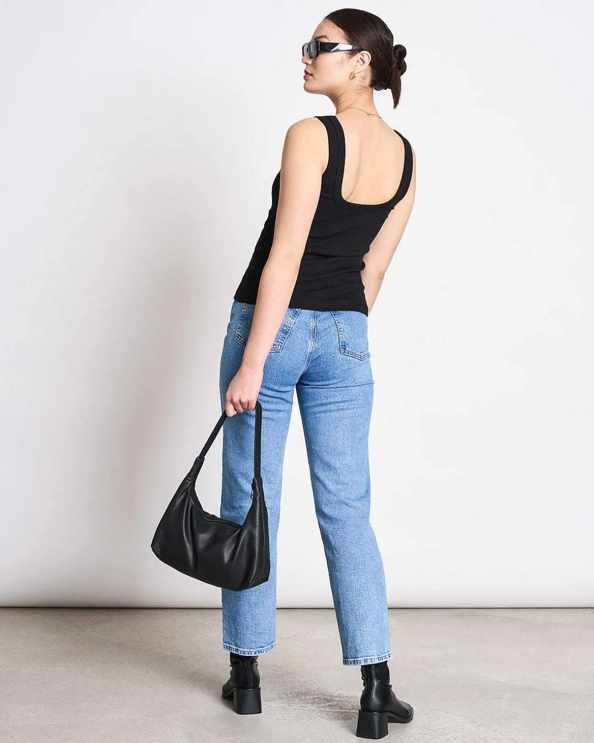 Rib Top Talli Black Gots