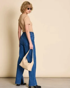Rib T-Shirt Nile Camel Gots