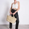 Shopping Basket Jute Short Handle