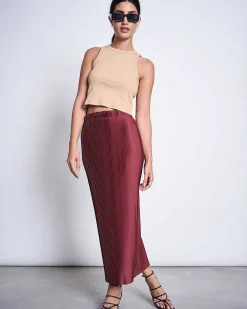 Skirt Tilda Plissee Framboise