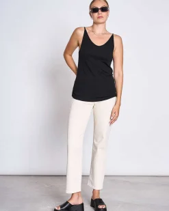Slip Top Triangle Flow Black