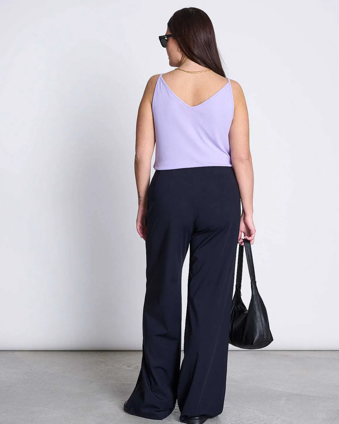 Slip Top Triangle Flow Lavender