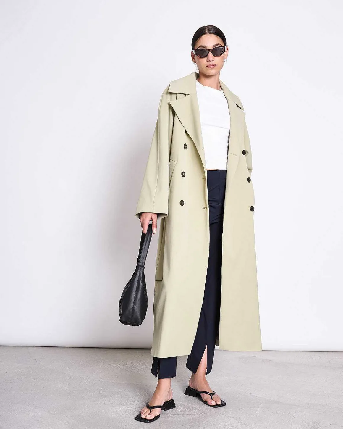 Slit Pants Rhue Black