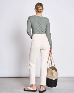 Square Neck Longsleeve Fria Sea Spray