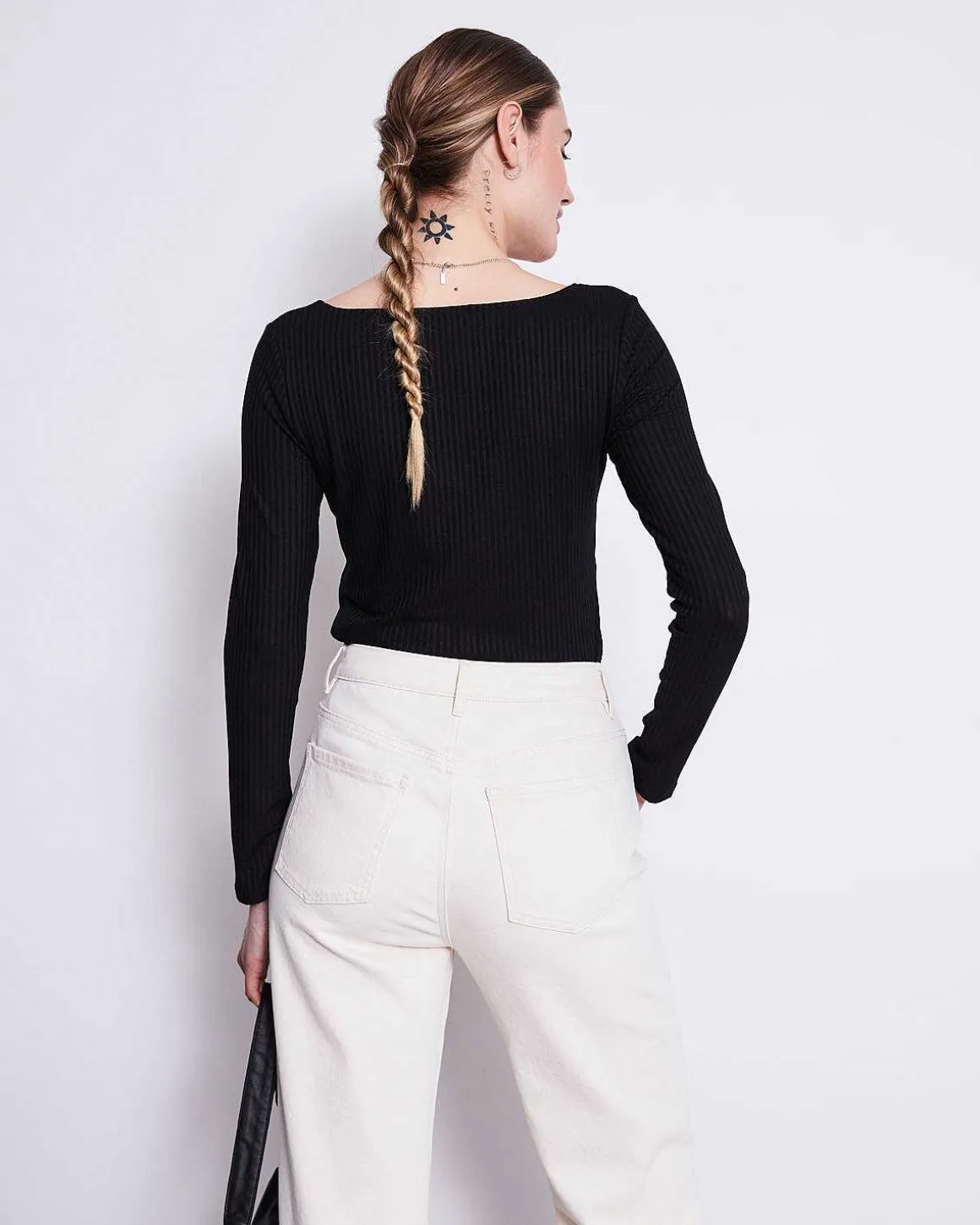 Straight Leg Jeans Alba Ecru