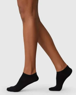 Swedish Stockings Socks Sara Black