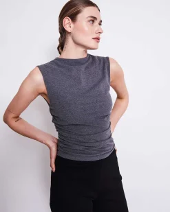 Top Rafo Dark Grey Gots