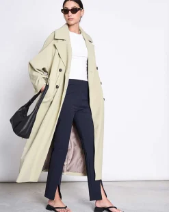 Trenchcoat Tore Pistachio