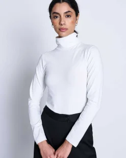 Turtleneck Mio White Gots