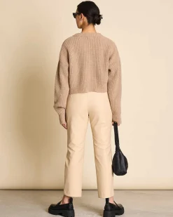 Wooly Cardigan Beni Camel