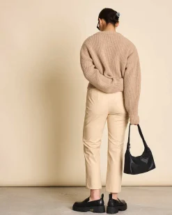 Wooly Cardigan Beni Camel