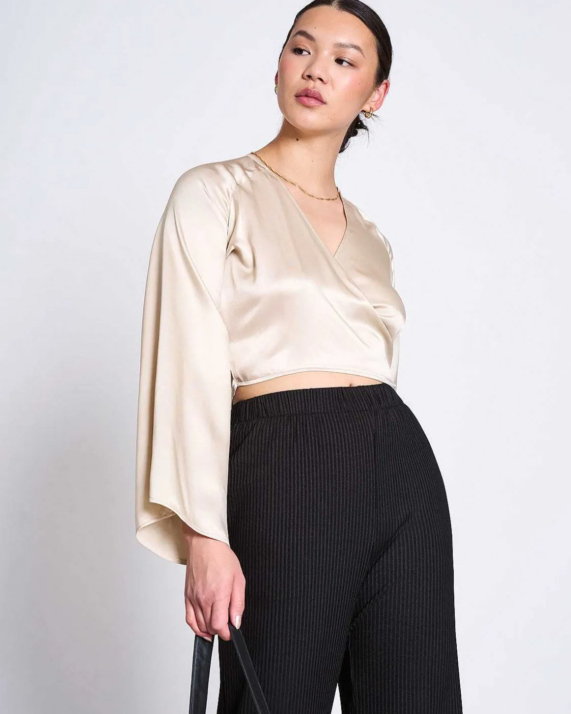 Wrap Blouse Carrine Ivory